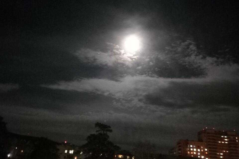 Частичное затмение Луны произойдет сегодня ночью