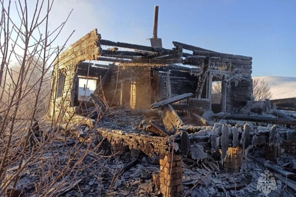 94-летний пенсионер погиб при пожаре в Забайкалье