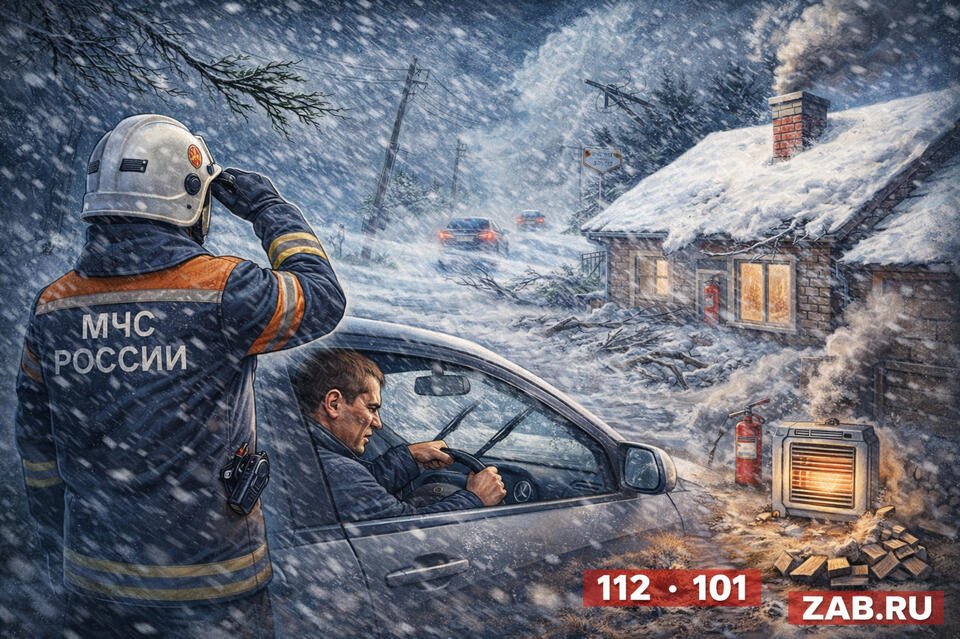 МЧС предупреждает: в Забайкалье грядёт сильная непогода 12-13 марта