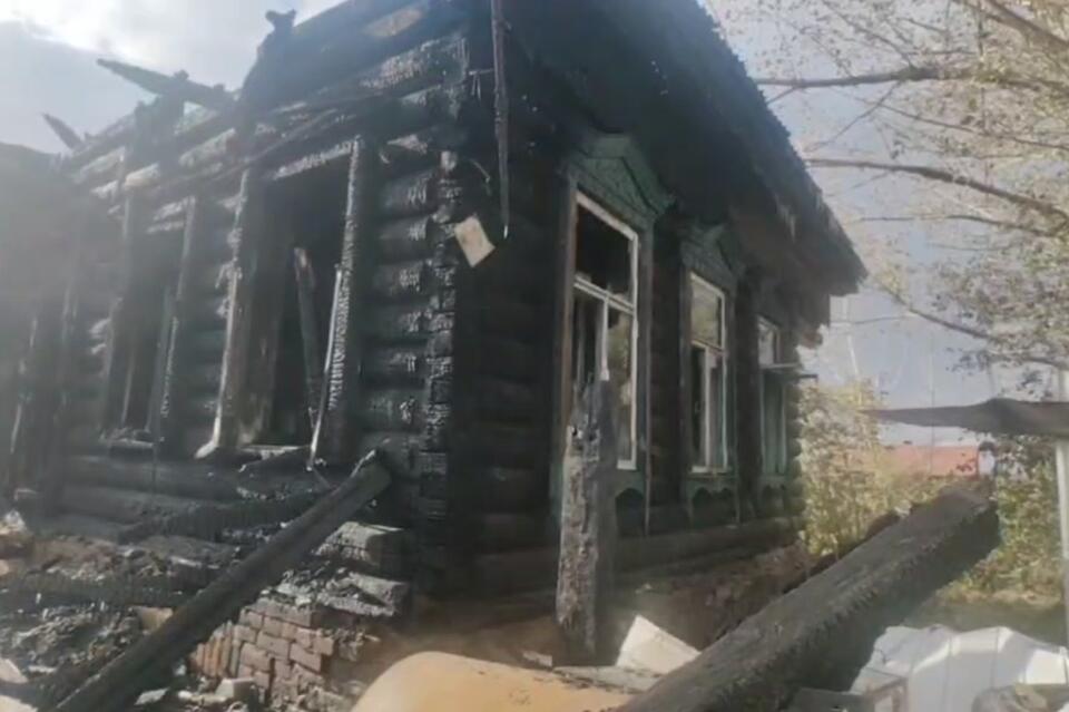 На пожарах в Чите погибли трое мужчин