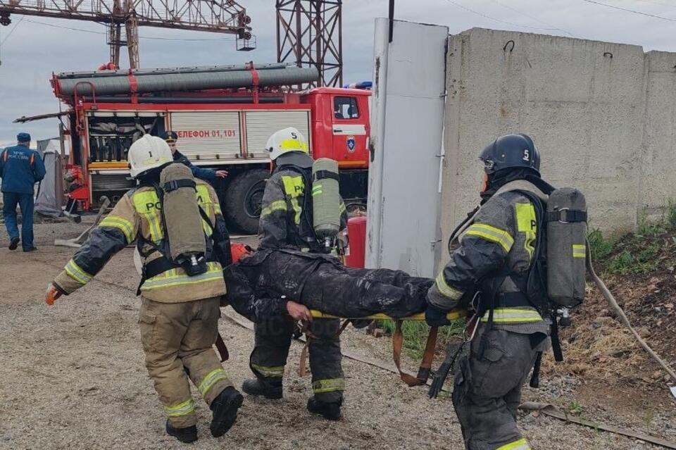 В Чите прошло учение по локализации и ликвидации разливов нефти