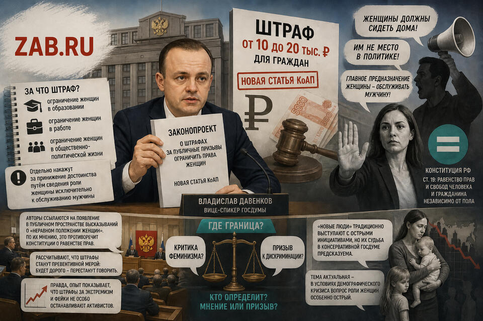 В Госдуме предложили наказывать рублём за дискриминацию женщин