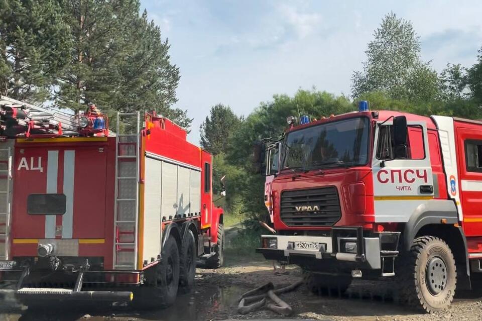 Автомобиль загорелся в Шилке
