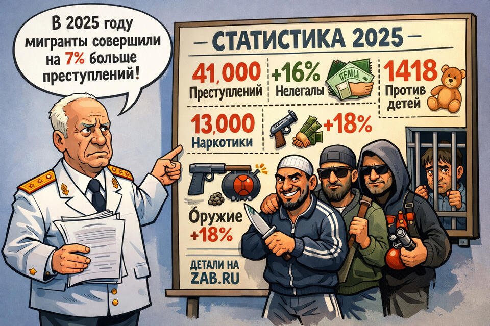 Бастрыкин о мигрантах: какие цифры преступности показал 2025 год?
