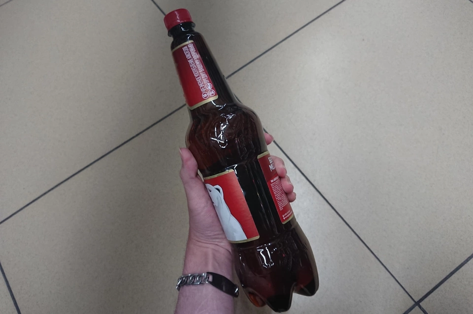 Читинские полицейские нашли подозреваемого по пивной бутылке