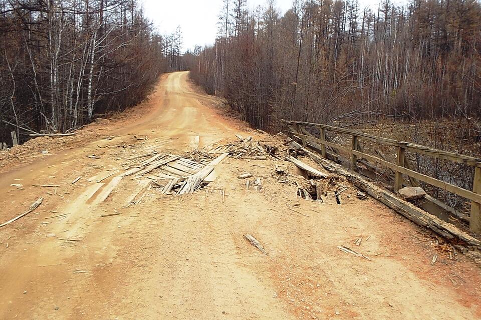 Жители посёлка Зудыра пожаловались на мост через Белый Урюм