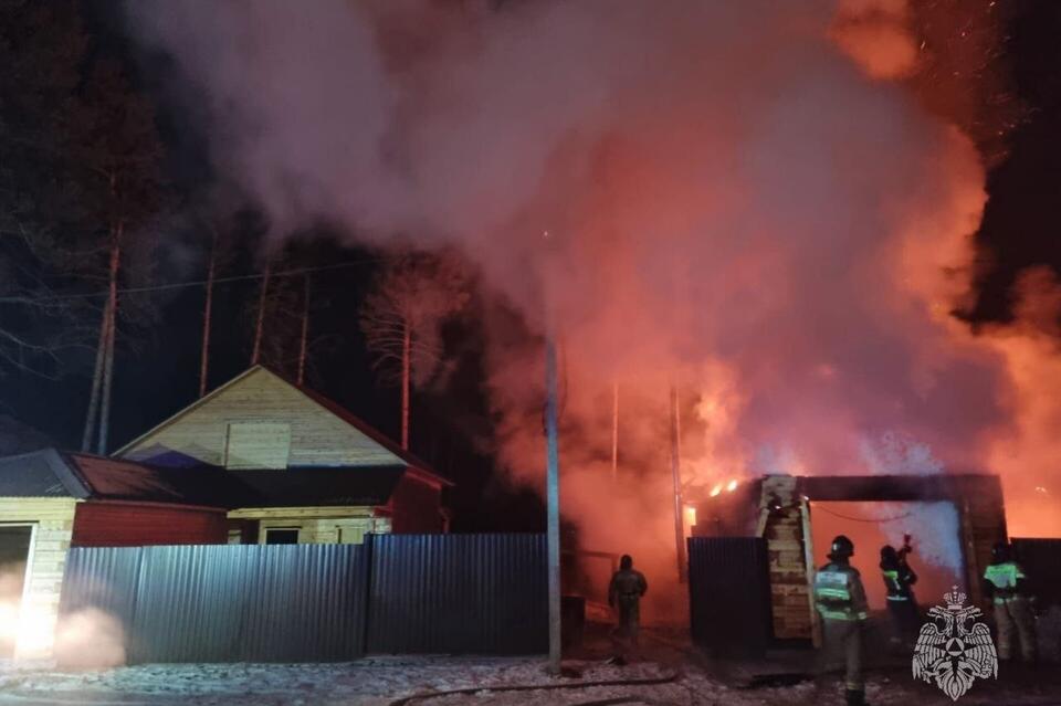 Три пожара произошли за вечер в Чите и пригороде