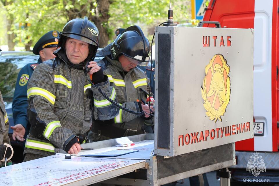 Пожарно-тактические учения пройдут в центре Читы