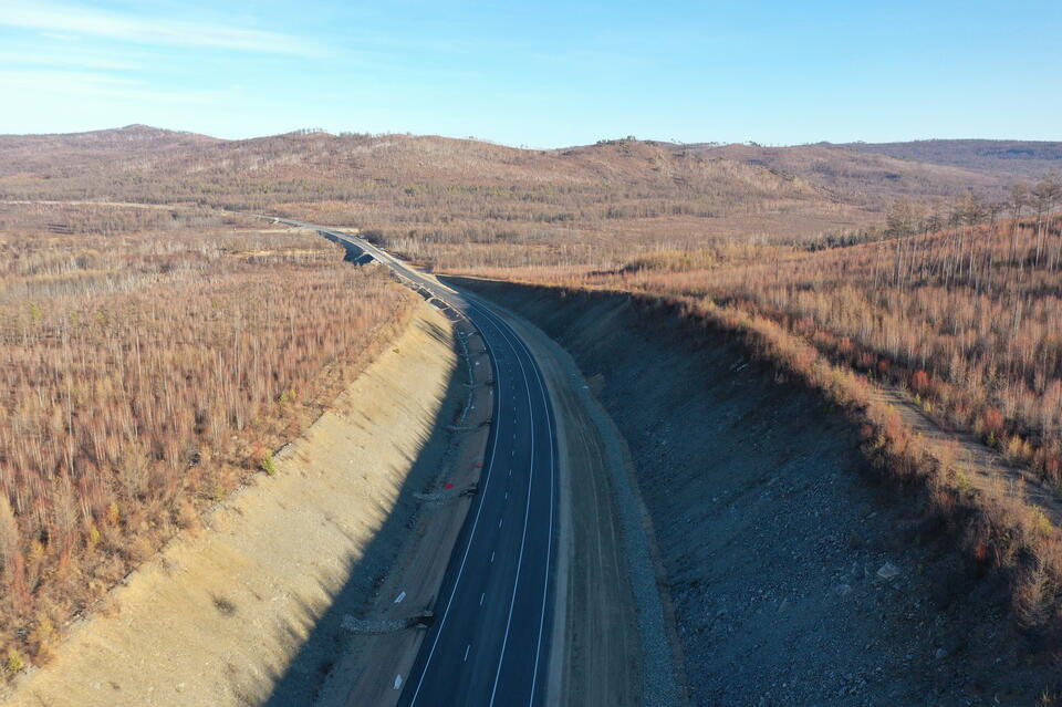 Более 25 км автодороги «Амур» в Забайкалье сдали в эксплуатацию после ремонтных работ