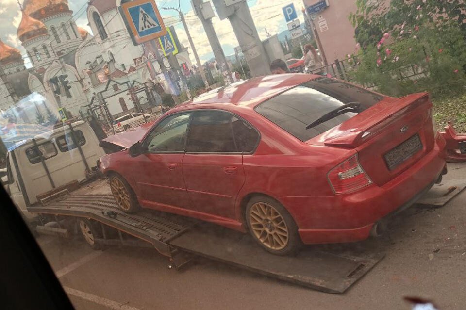 В центре Читы произошло ДТП