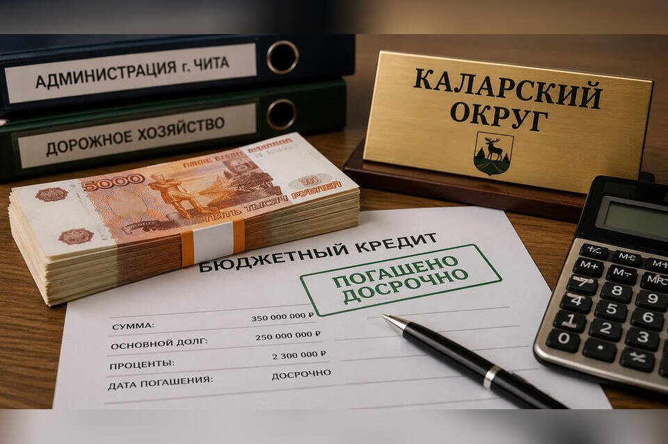 Долг платежом красен: Чита досрочно вернула займ в 250 миллионов Каларскому округу