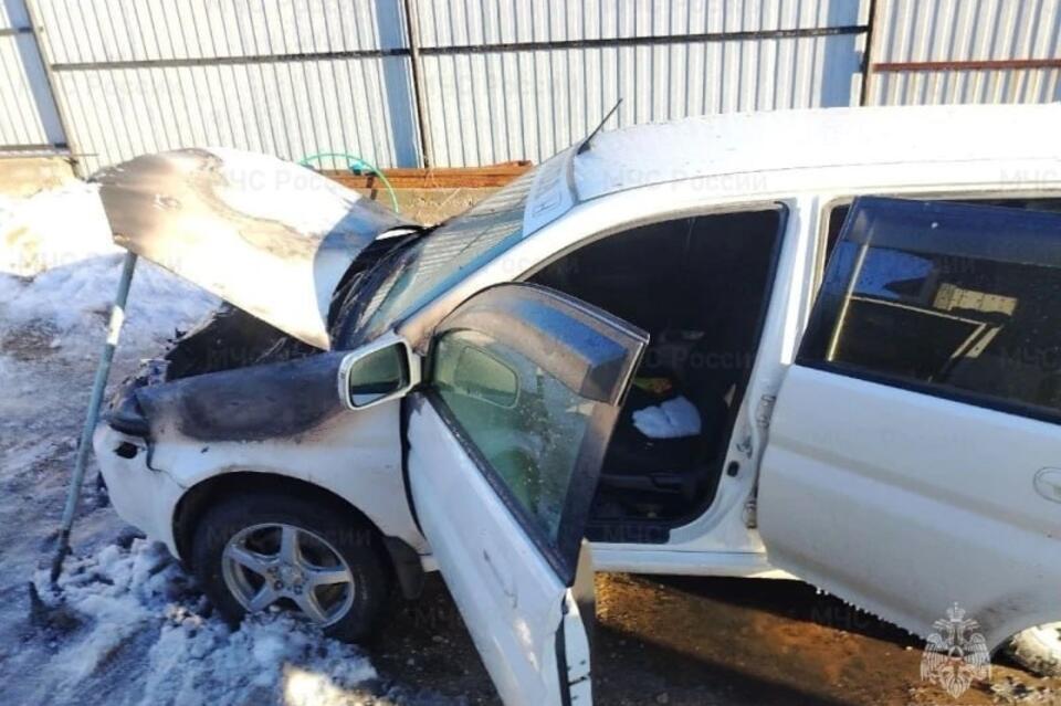 Пожар произошел в гараже села Досатуй