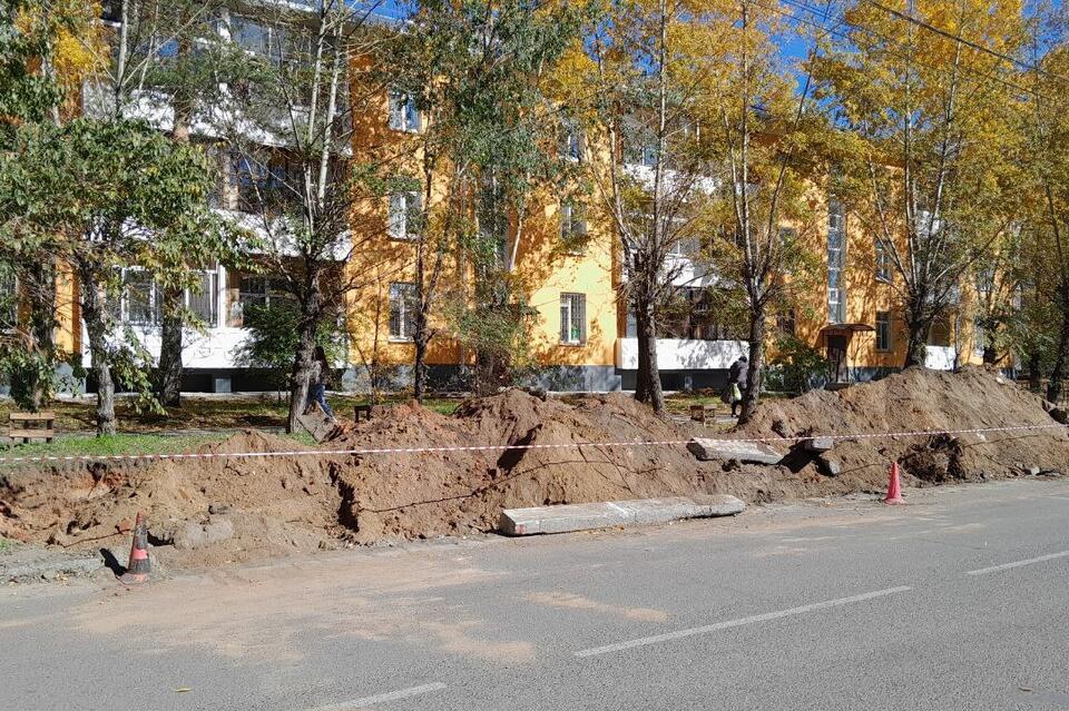 Жители Угданской пожаловались на вырубку деревьев ради парковок