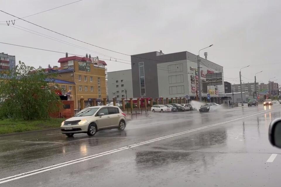 Чита в очередной раз превратилась в Венецию из-за дождя