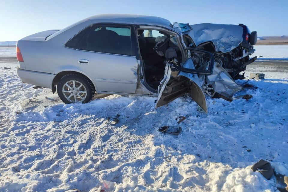 На трассе в Борзе погиб водитель при лобовом столкновении