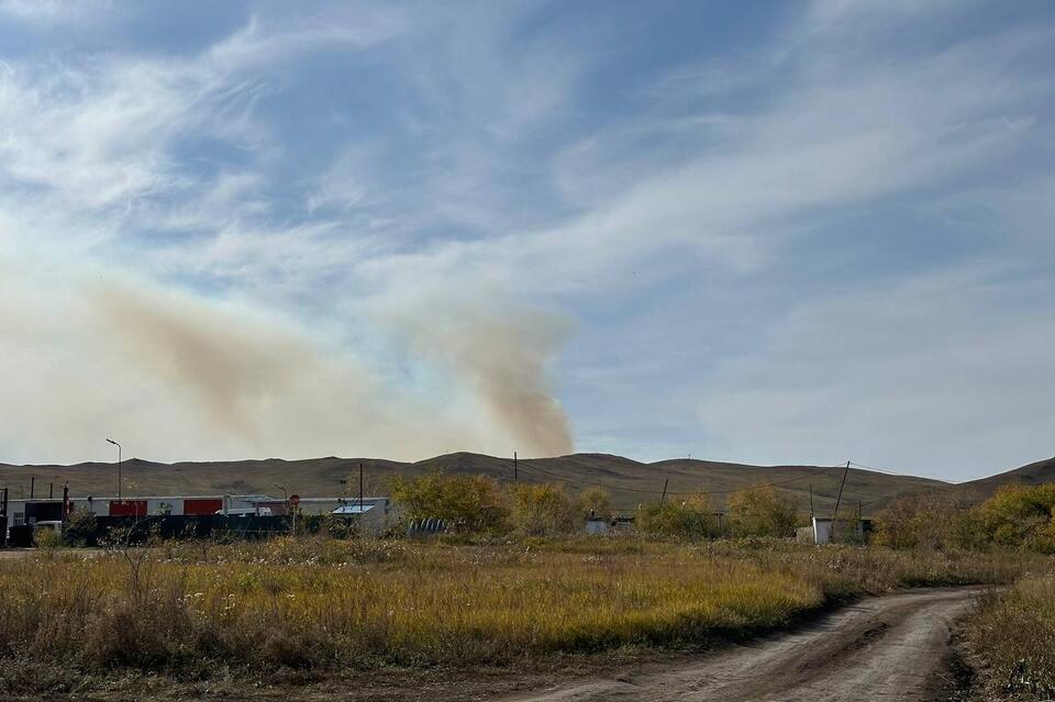 Очевидец: в Краснокаменске заметили столб дыма от пожара