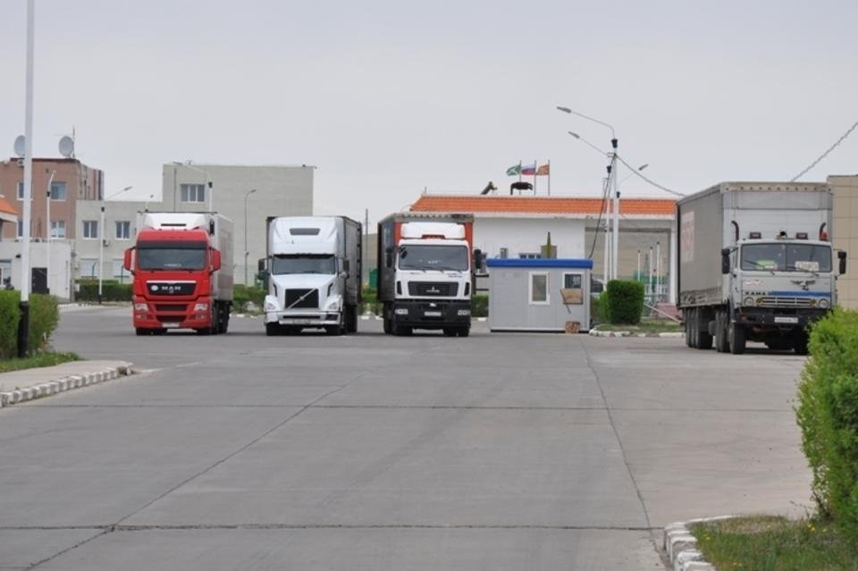 Очередь из грузовиков вновь выстроилась на Международном автомобильном пункте пропуска в Забайкальске