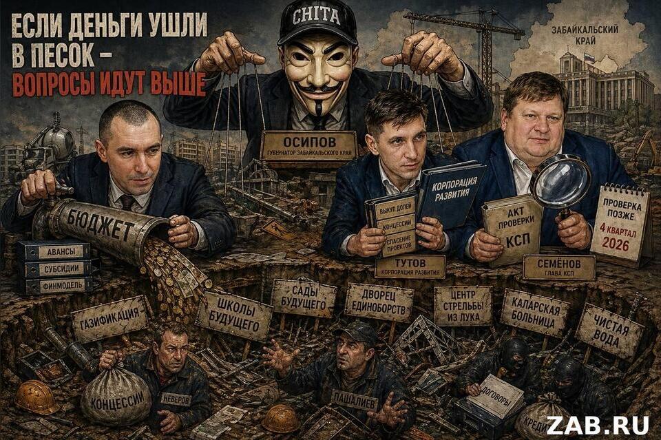 Если деньги ушли в песок, вопросы приходят не только к подрядчику. Время пришло и для Забайкалья