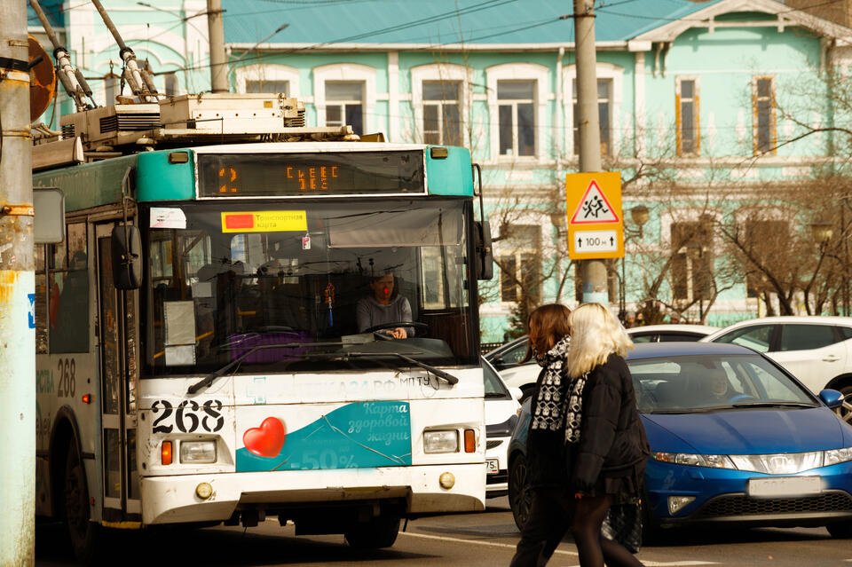 Троллейбус № 1 в Чите изменит маршрут 20 ноября