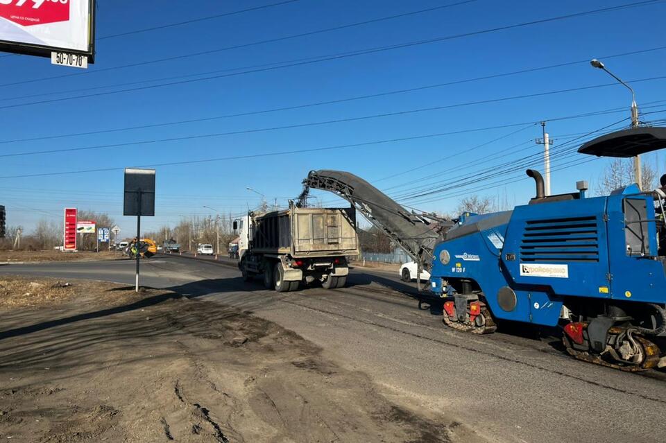 Ремонт дорожного полотна начался на ул. Магистральной