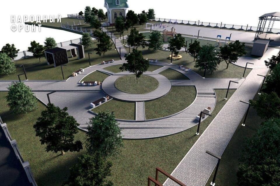Визуализация нового сквера в Чите вызвала критику