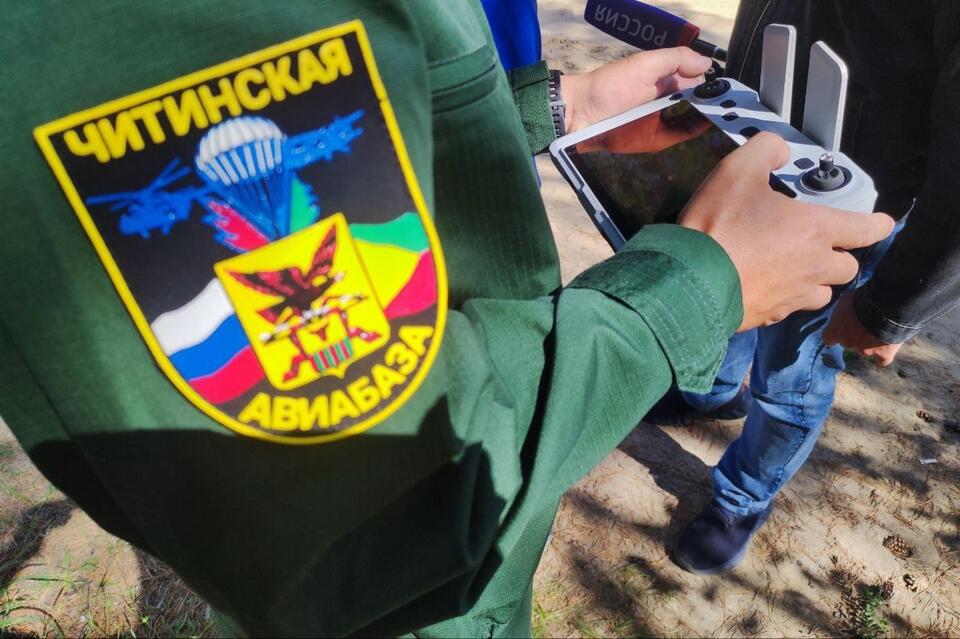 С помощью дрона авиапожарные отстояли от огня автозаправку и кафе в регионе