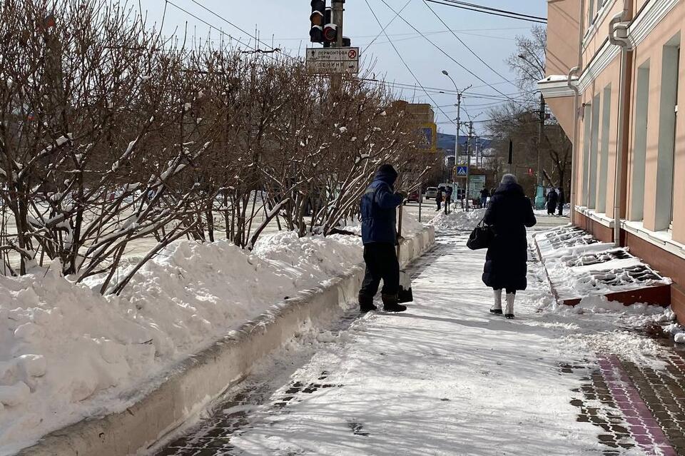 Администрация Читы отчиталась об уборке снега