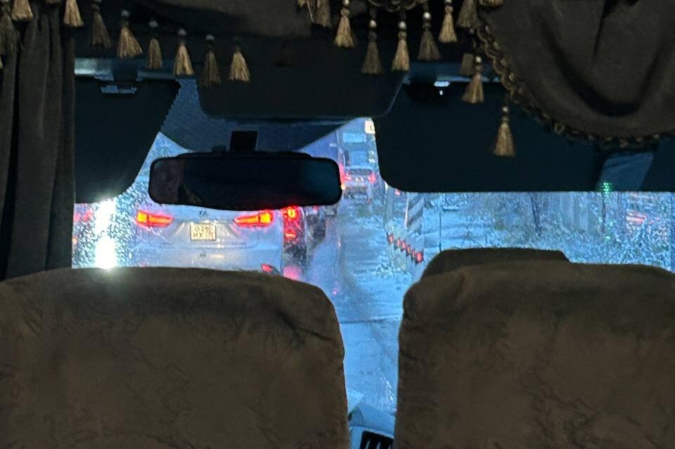 Огромная пробка образовалась в Чите — всему виной непогода