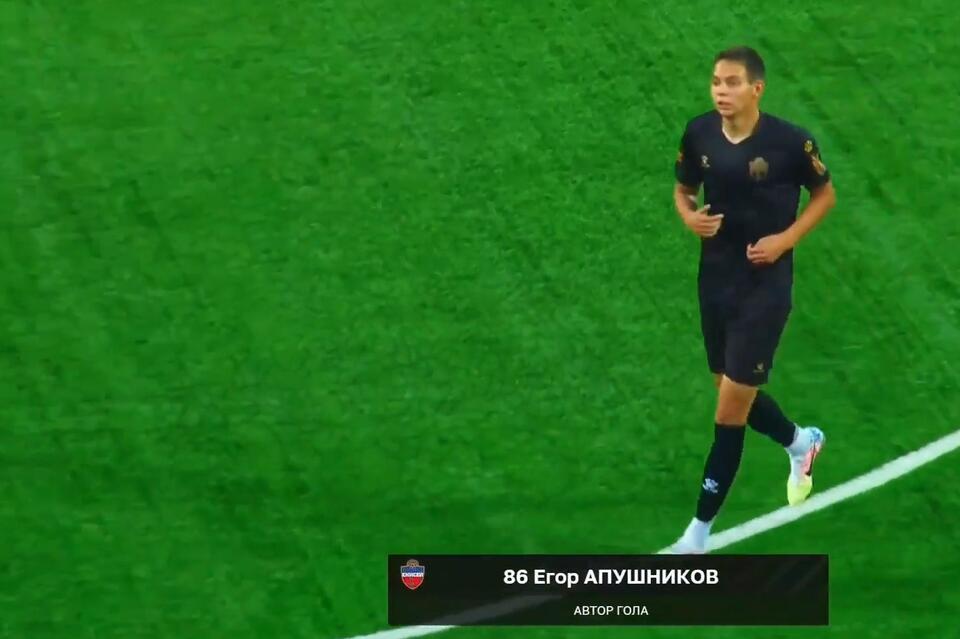 Экс-нападающий «Читы» Апушников дебютировал в Первой лиге голом за «Енисей»