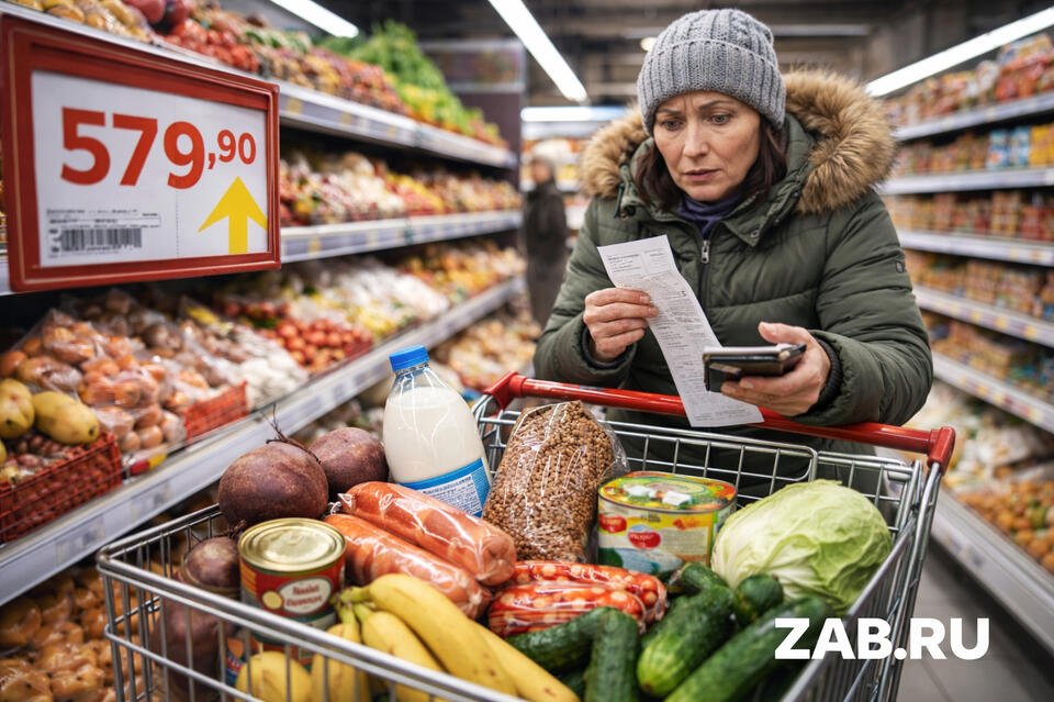 Цены на продукты в Забайкалье выросли до 4,8%