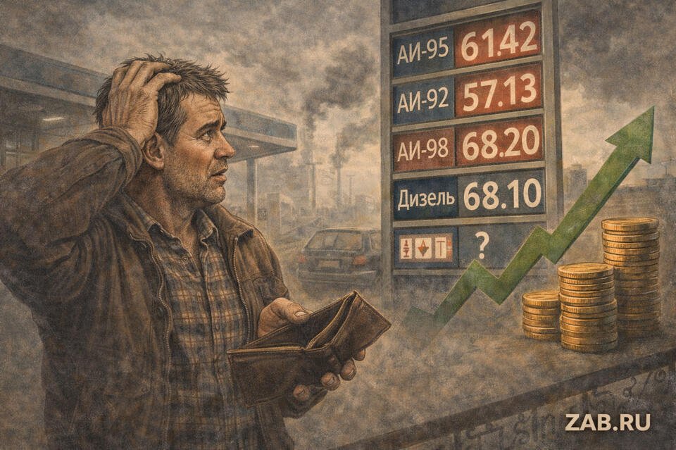 Цены на бензин снова выросли в регионе