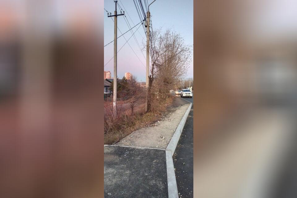 Жители Читы жалуются на недоделанную остановку