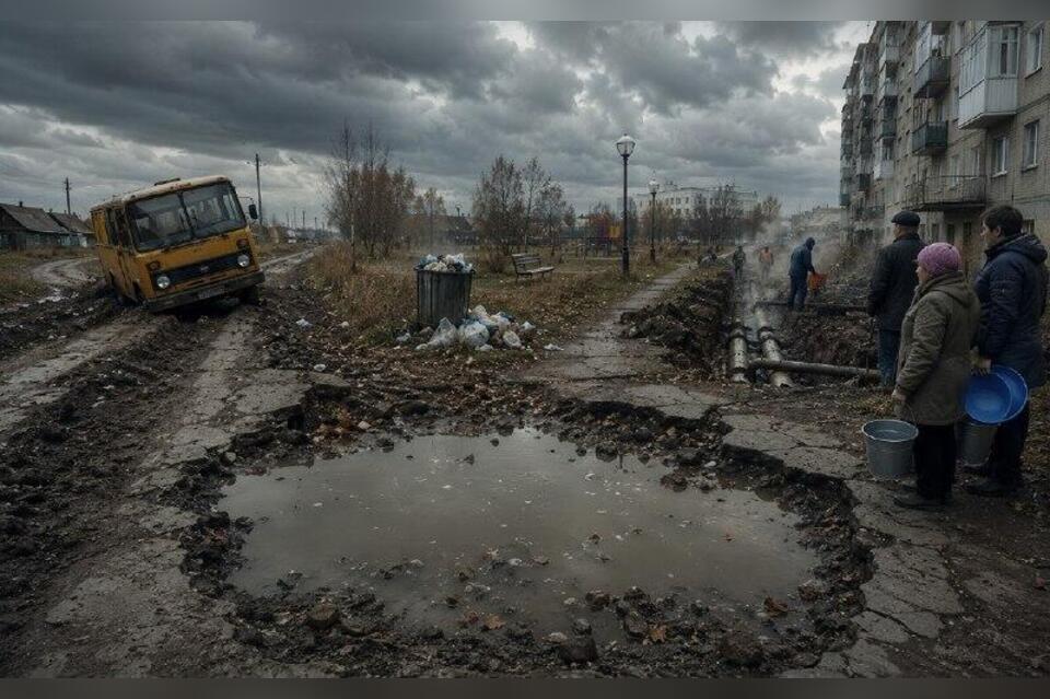 Дороги разбиты, горячей воды нет, а траву в Борзе не косили даже ко Дню города. ЦУР отчитался о недельных страданиях забайкальцев