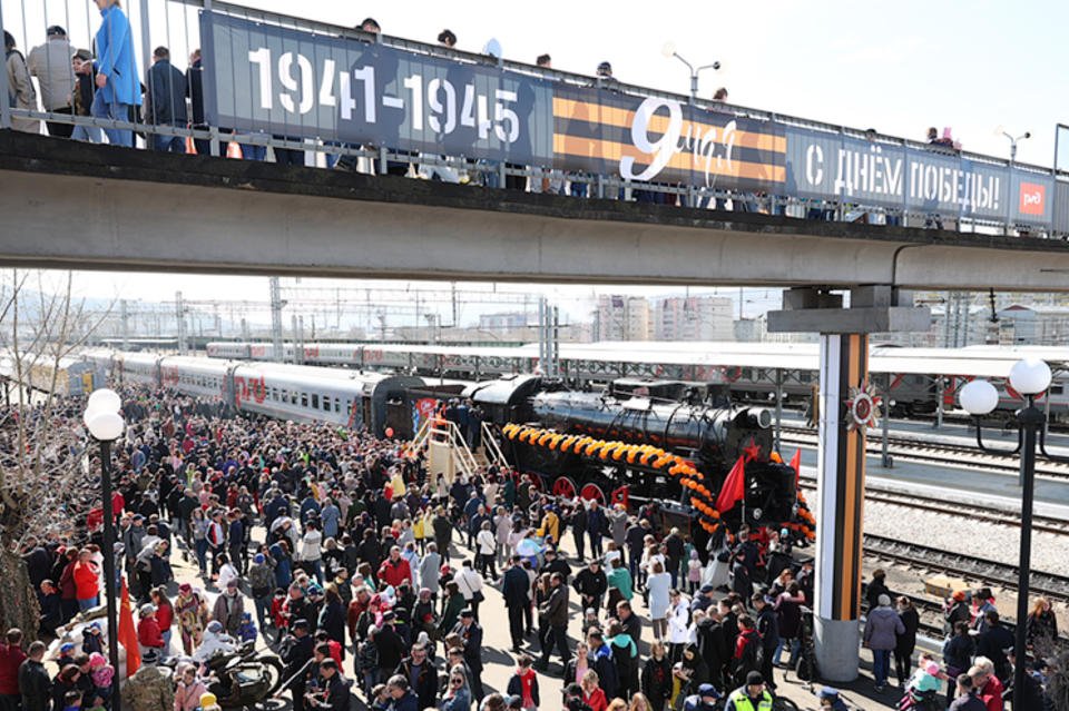Праздничные мероприятия, посвященные Дню Победы, прошли на Забайкальской железной дороге