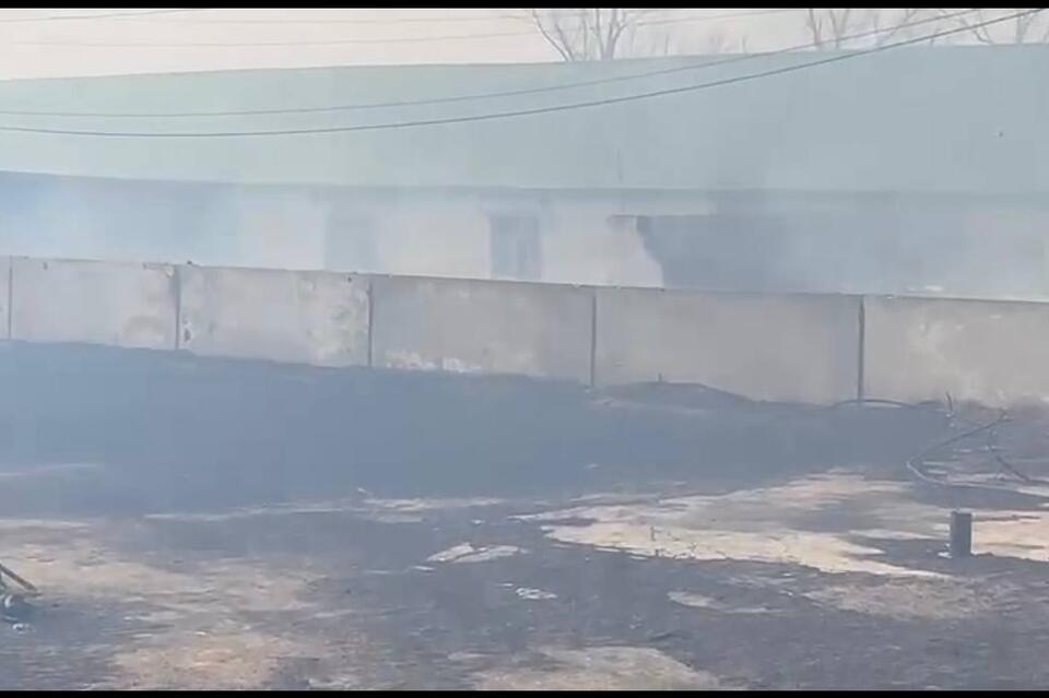 «ЗабТЭК» опубликовал кадры пожара с котельной в Борзе