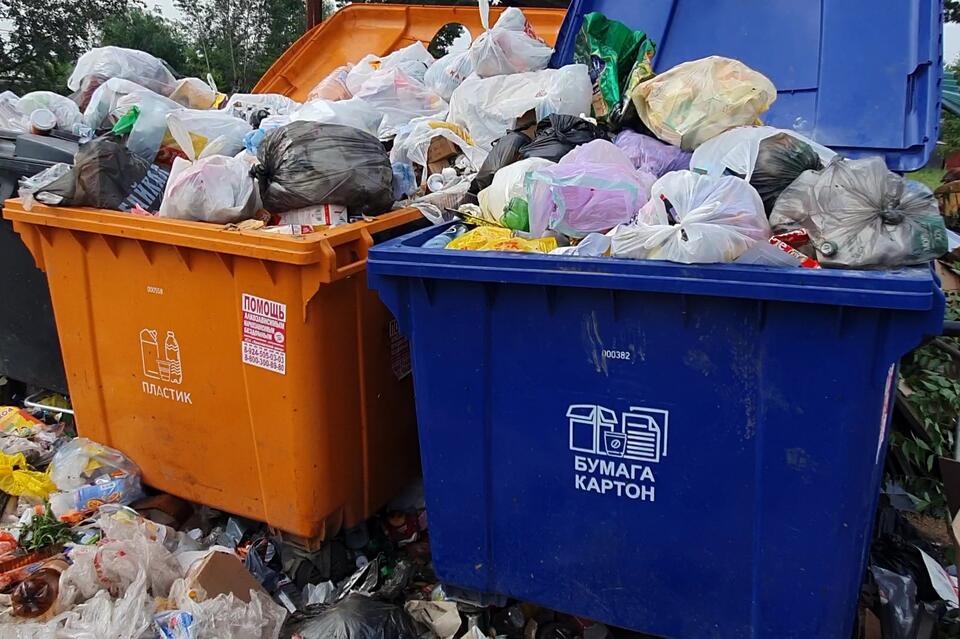В ряде районов Забайкалья возникли проблемы с вывозом мусора