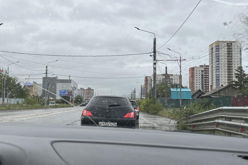 Пробка образовалась на Карповском тракте