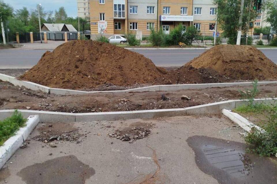 Читинцы возмущены ремонтом улицы Генерала Белика, 12