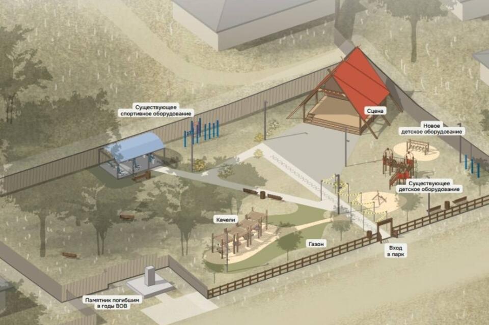 В селе Тупик построят новый парк