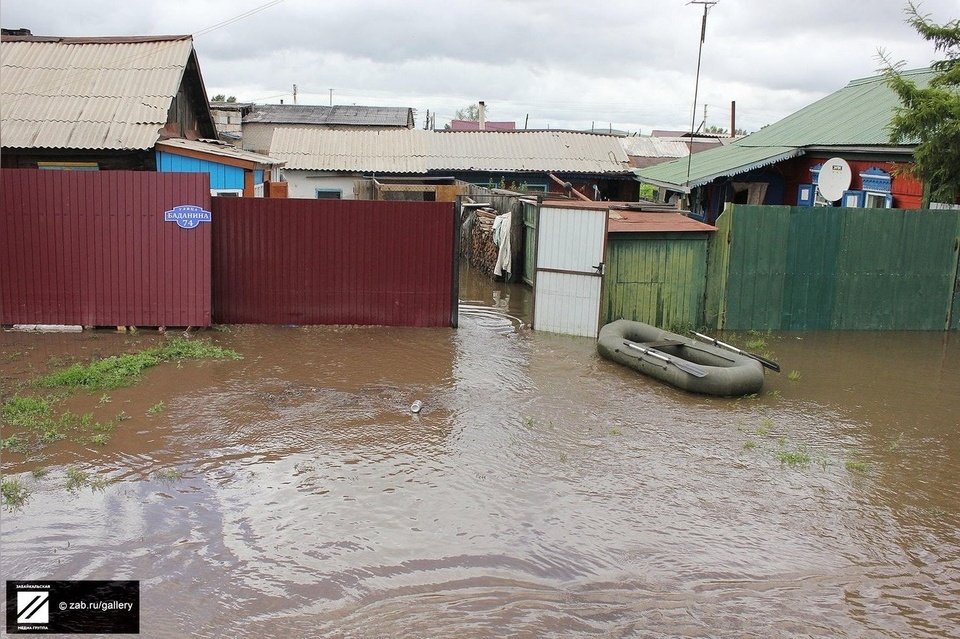 Комиссии начали подсчёт ущерба от паводков в районах Забайкалья