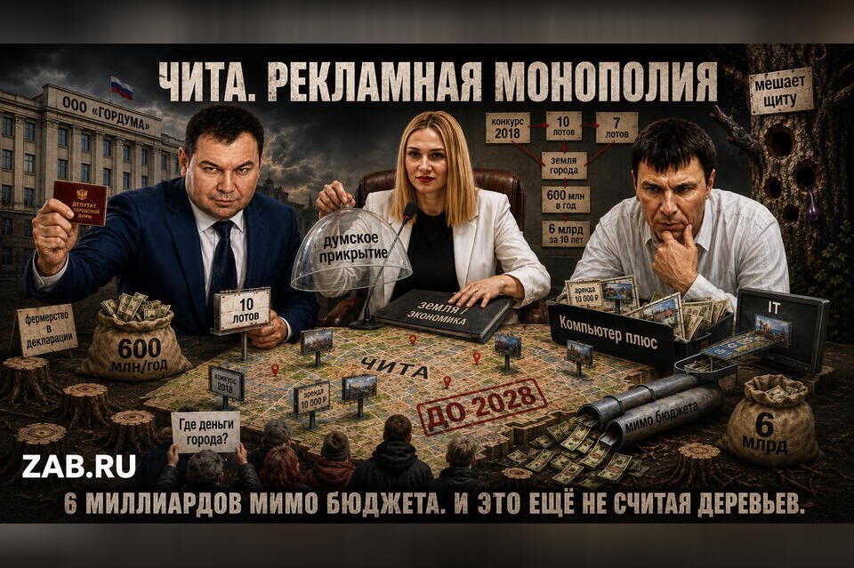 6 миллиардов. Депутаты. Деревья. Яд. Чита ждёт. Открытое обращение к прокурору Забайкалья Александру Яновскому