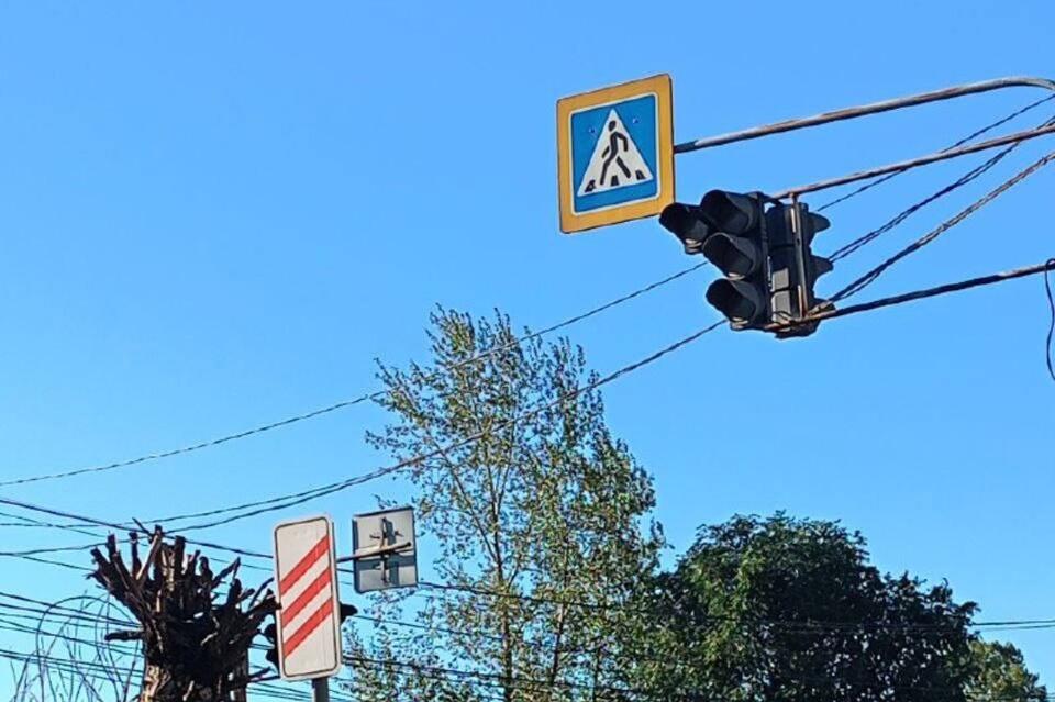 Светофор не работал в Чите