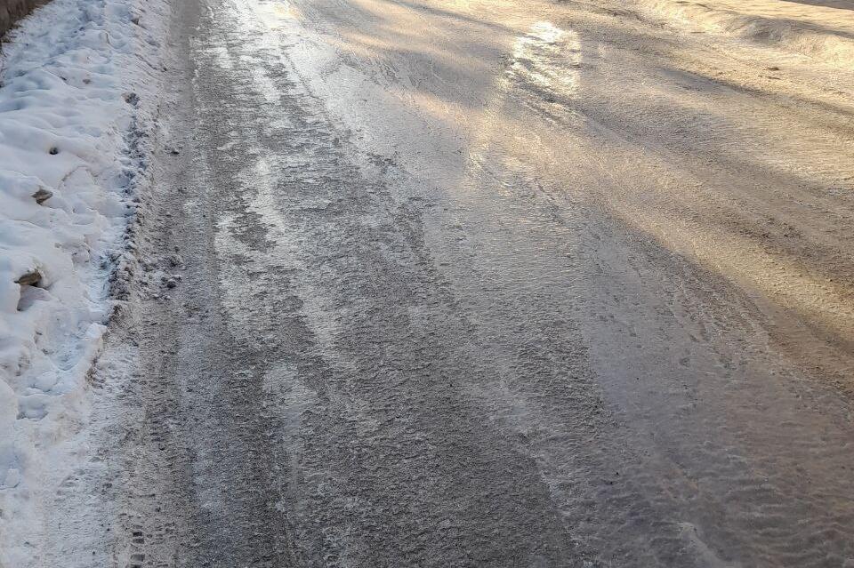 Сосновый Бор сковал лёд