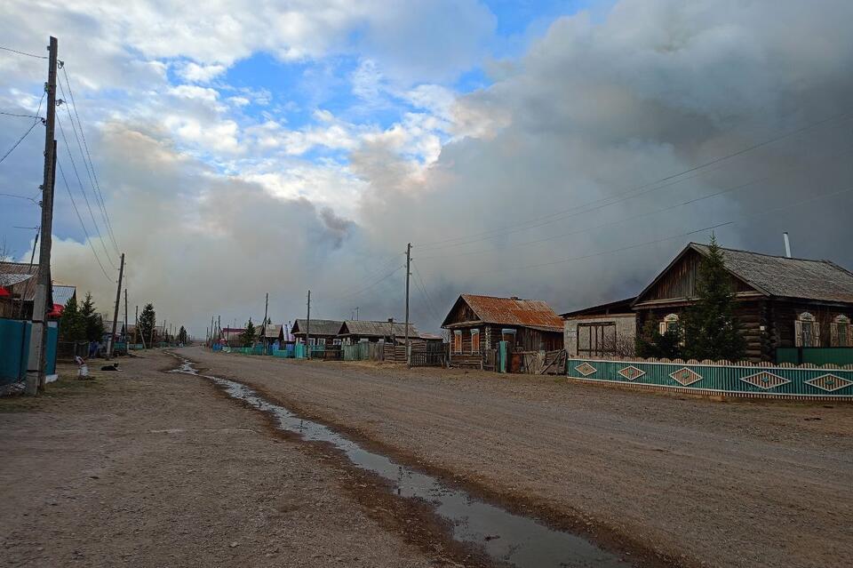 Жители Бургени сообщают о пожаре рядом с селом