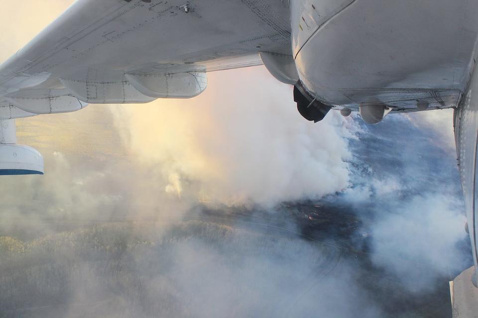 Авиаразведка выявила 11 пожаров на площади свыше 3 млн кв.м. в лесах Забайкалья