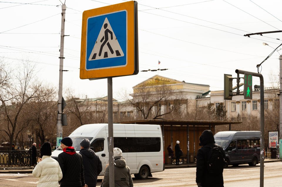 Пробка по улицам Чкалова - Полины-Осипенко образовалась из-за ДТП