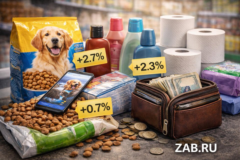 Корм для собак подорожал больше смартфонов: новая ценовая реальность Забайкалья