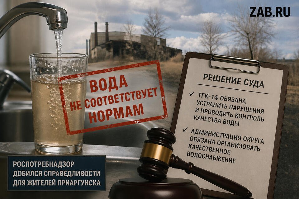 ТГК-14 больше года не проверяла воду в Приаргунске — 8 тысяч жителей пили неизвестно что