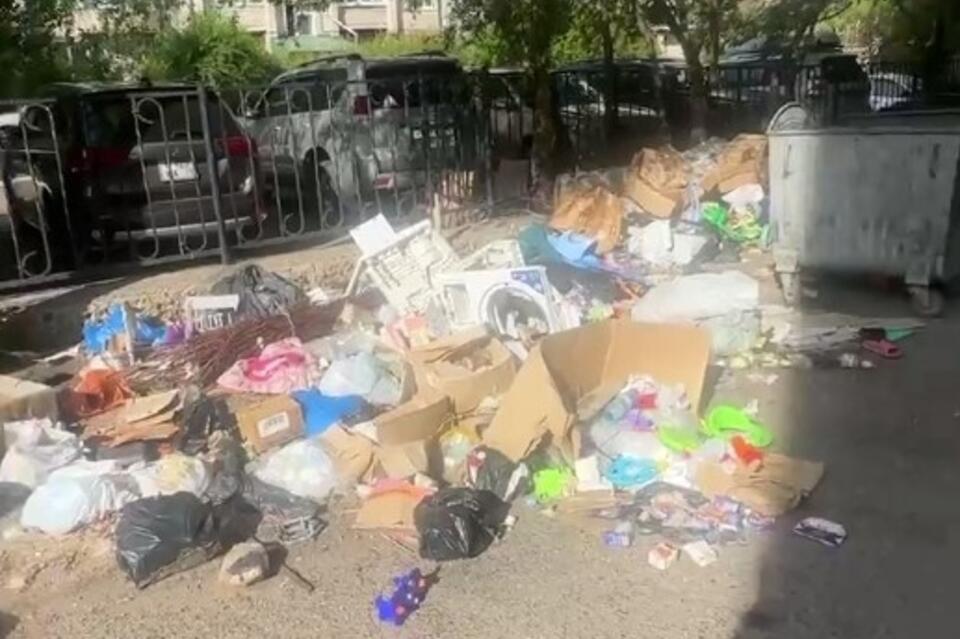 Стихийная свалка выросла в центре Читы