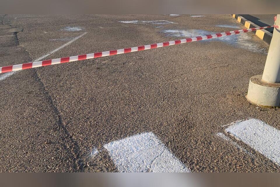 Оградительную ленту заметили около факультета ЗабГУ